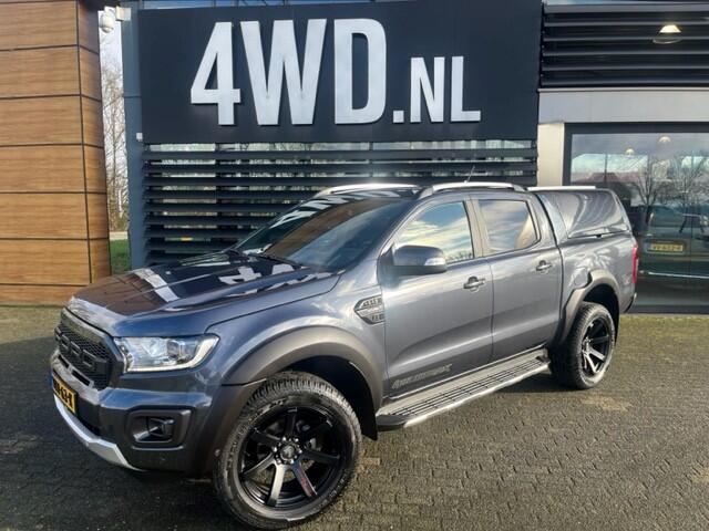 Ford RANGER 2.0 TD 213 PK AUT EURO 6 LEDER NAVI CLIMA CRUISE RAPTOR PACK NAP ¤ 24495 EXCL Auto in zeer goede staat dealer onderhouden , mag 3500 kg trekken , meest luxe uitvoering met hardtop met 3 zijkleppen . afleverpakket naar keuze
