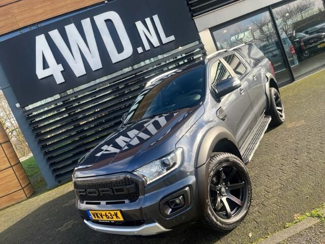 Ford RANGER 2.0 TD 213 PK AUT EURO 6 LEDER NAVI CLIMA CRUISE RAPTOR PACK NAP ¤ 24495 EXCL Auto in zeer goede staat dealer onderhouden , mag 3500 kg trekken , meest luxe uitvoering met hardtop met 3 zijkleppen . afleverpakket naar keuze
