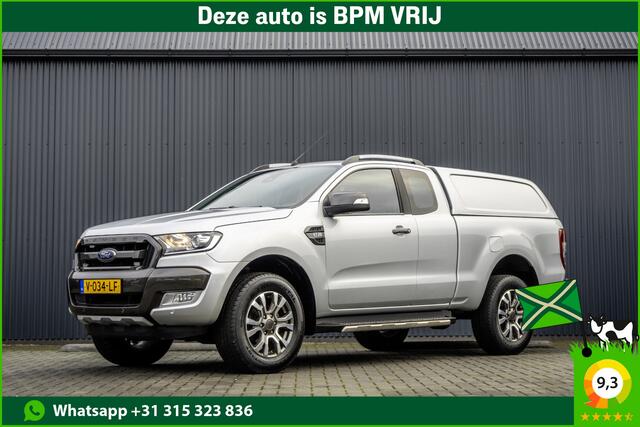 Ford RANGER 3.2 Wildtrak Supercab | 200 PK | 3.5T Trekgewicht | Euro 6 | Climate | Cruise | Camera