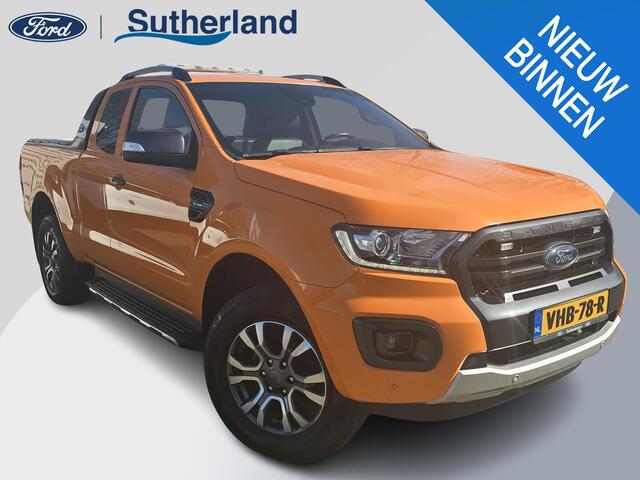 Ford RANGER 2.0 EcoBlue Wildtrak Supercab 213pk Automaat | Adaptive cruise control | Dealer onderhouden | Led balk en flitsers