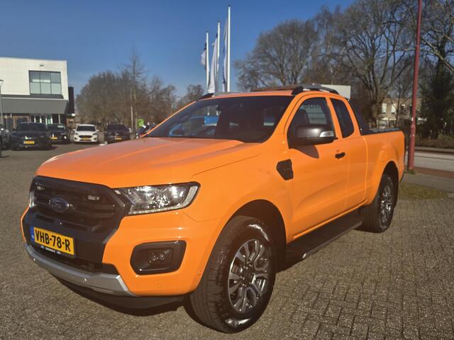 Ford RANGER 2.0 EcoBlue Wildtrak Supercab 213pk Automaat | Adaptive cruise control | Dealer onderhouden | Led balk en flitsers