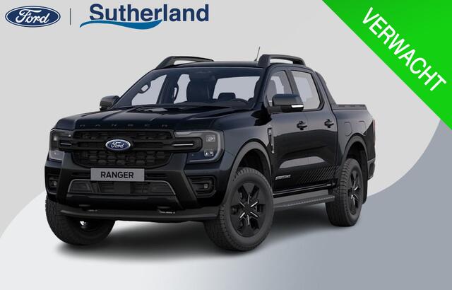 Ford RANGER 2.3 PHEV Stormtrak Double Cab 281pk | 5 persoons! | Technology Pack Plus Trailer | Cargo Area Pack | Power Rollertop | Prijs excl. BTW incl. BPM | laadkabel mode 3 16A