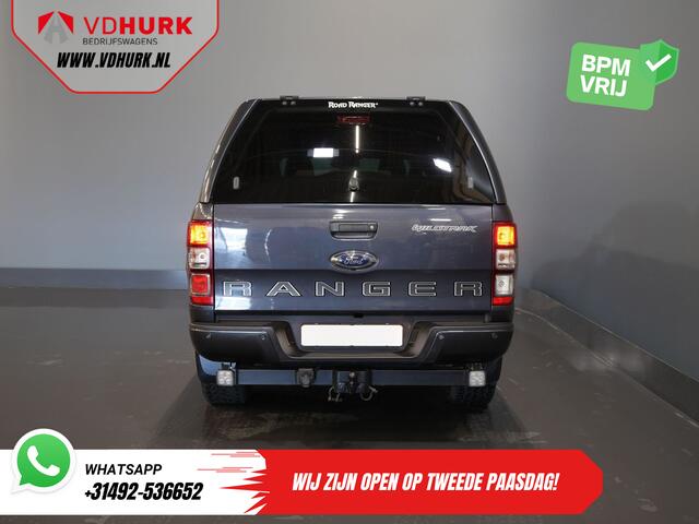 Ford RANGER 2.0 EcoBlue 215 pk Aut. Wildtrak Supercab/ 4x4/ Adapt.Cruise/ Leder/ 3.5T trekverm./ Bi-Xenon/ Stoelverw./ Voorruitverw./ Climate/ Navi/ Carplay/ LMV/ PDC/ Trekhaak