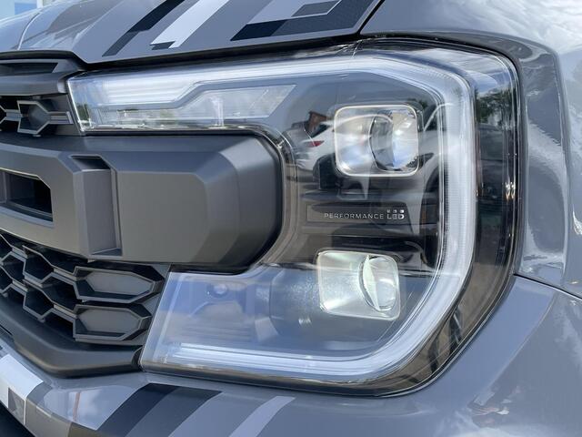Ford RANGER 3.0 EcoBoost Raptor 288pk V6 Automaat Conquer Grey Metallic | Raptor Pack Nieuw Model | SYNC4 | 2.500kg Trekgewicht | Matrix LED Koplampen | Prijs incl. ombouwkosten Grijs Kenteken