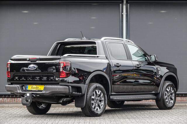 Ford RANGER Wildtrak 2.3PHEV 280Pk Aut. | Plug In Hybride | Double Cab | 5-Persoons | 3.500Kg trekgewicht | Trekhaak | Elek. Rollertop | 18'' | Agate Black