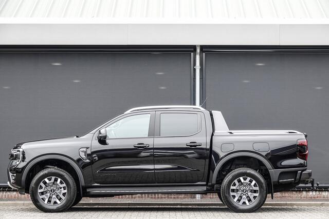 Ford RANGER Wildtrak 2.3PHEV 280Pk Aut. | Plug In Hybride | Double Cab | 5-Persoons | 3.500Kg trekgewicht | Trekhaak | Elek. Rollertop | 18'' | Agate Black