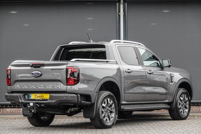 Ford RANGER Wildtrak 2.3PHEV 280Pk Aut. | Plug In Hybride | Double Cab | 5-Persoons | 3.500Kg trekgewicht | Trekhaak | Elek. Rollertop | 18'' | Carbonized Grey