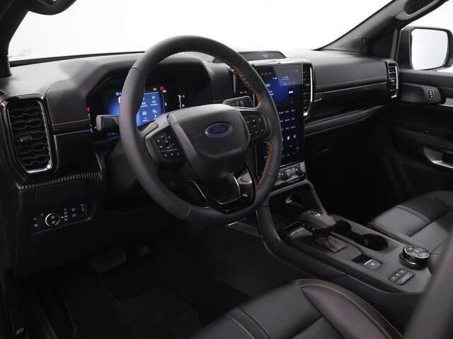 Ford RANGER WILDTRAK | DOUBLE CAB | 2.5 PHEV | HYBRID | 5-ZITS | 360 CAMERA | 3500 KG TREKHAAK AFNEEMBAAR | ADAPTIVE CRUISE | BLIND-SPOT | STOELVERWARMING | LEDER | LED | PLUG IN HYBRIDE | METALLIC