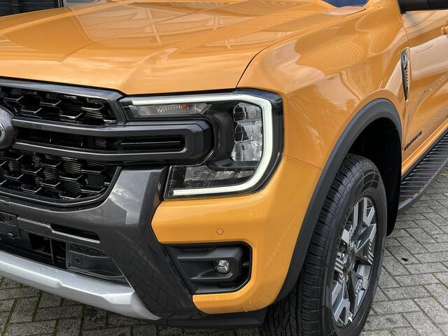 Ford RANGER Wildtrak Double Cab 2.3 PHEV 279pk! 5-pers, 3500kg Trekgewicht, Vol-Leer, Elek. rollertop, Adapt. Cruise control, Direct leverbaar, 0,99% Fin Lease!