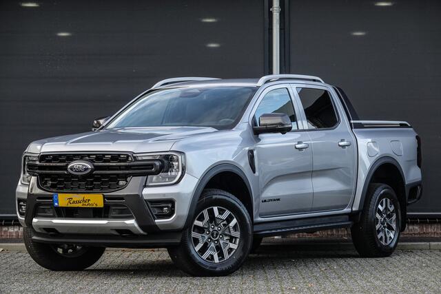Ford RANGER Wildtrak 2.3PHEV 280Pk Aut. | Plug In Hybride | Double Cab | 5-Persoons | 3.500Kg trekgewicht | Trekhaak | Elek. Rollertop | 18'' | Iconic Silver