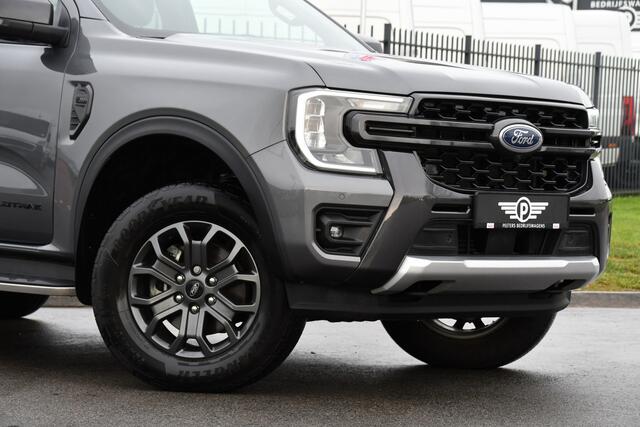 Ford RANGER 2.0 Super Cab EcoBlue Wildtrak Adaptieve Cruise, 360 Camera, Carplay, 3500kg Trekhaak, LEDER, LED, 204pk, Automaat, Uniek!