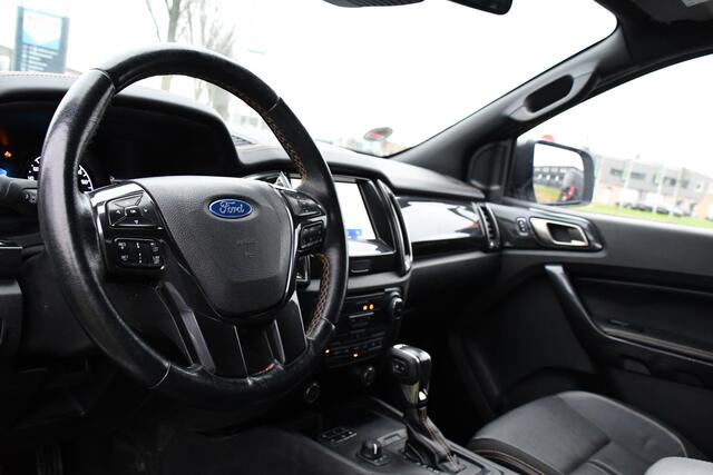 Ford RANGER 2.0 EcoBlue Wildtrak Supercab Adaptieve Cruise, Camera, Carplay, 3500kg Trekhaak, 213pk, Automaat Multimedia, Stoelverwarming, Leder, uniek!