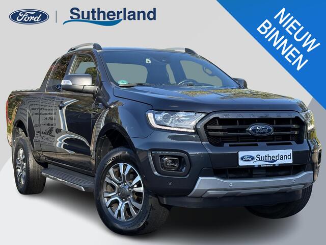 Ford RANGER 2.0 EcoBlue Wildtrak Supercab 213pk Automaat | Trekhaak | Adaptieve Cruise | 3.500kg Trekgewicht | Achteruitrijcamera | Rollertop | Dealer onderhouden