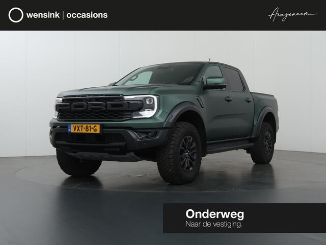 Ford RANGER 3.0 Ecoboost | Aut. | Double Cab | Raptor | 2-zits | WRAP DARK GREEN MET. | LEDEREN BEKLKEDING | RAPTOR | 360° CAMERA | TREKHAAK | ADAPTIVE CRUISE CONTROL | APPLE CARPLAY | LED KOPLAMPEN |