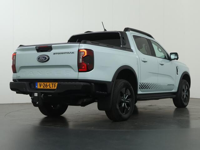 Ford RANGER Stormtrak 2.3 PHEV | 279 PK | DOUBLE CAB | NL AUTO | PRO POWER ONBOARD 2.3 kWh | 360 CAMERA | 3500 KG TREKHAAK | ADAPTIEVE CRUISE | LEREN BEKLEDING | NAVIGATIE | STOELVERWARMING | STUURWIELVERWARMING | ELEKRISCHE ROLLER-TOP