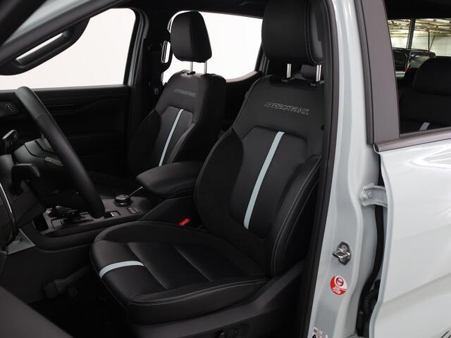 Ford RANGER Stormtrak 2.3 PHEV | 279 PK | DOUBLE CAB | NL AUTO | PRO POWER ONBOARD 2.3 kWh | 360 CAMERA | 3500 KG TREKHAAK | ADAPTIEVE CRUISE | LEREN BEKLEDING | NAVIGATIE | STOELVERWARMING | STUURWIELVERWARMING | ELEKRISCHE ROLLER-TOP