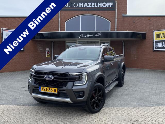 Ford RANGER 2.0 Super Cab EcoBlue Wildtrak Automaat met 20.843Km! | 6 Cilinder! | 3500Kg trekgewicht | Stoel-stuurverwarming | Ndl Auto! | Carplay | Groot Touchscreen | RIJKLAARPRIJS INCL 12 MAANDEN GARANTIE EN BEURT
