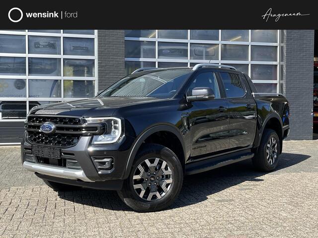 Ford RANGER Wildtrak Double Cab 2.3 PHEV 279pk! 5-pers, 3500kg Trekgewicht, Vol-Leer, Elek. rollertop, Adapt. Cruise control, Direct leverbaar, 0,99% Fin Lease!