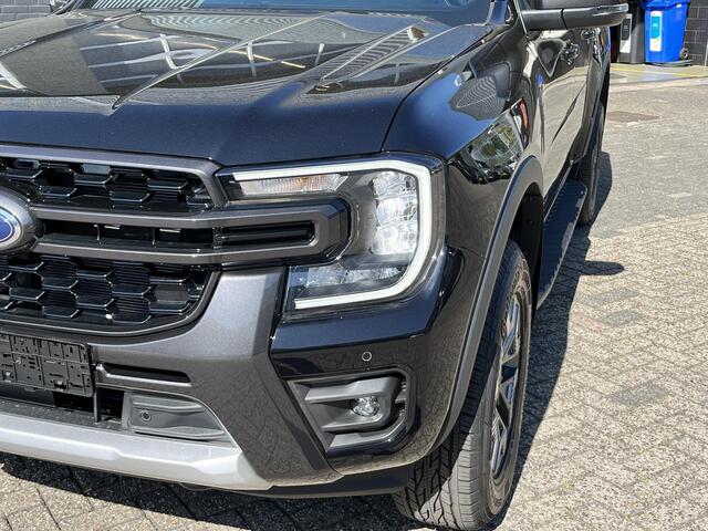 Ford RANGER Wildtrak Double Cab 2.3 PHEV 279pk! 5-pers, 3500kg Trekgewicht, Vol-Leer, Elek. rollertop, Adapt. Cruise control, Direct leverbaar, 0,99% Fin Lease!