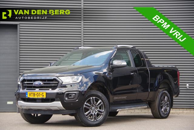 Ford RANGER 2.0 EcoBlue Wildtrak Supercab 4X4 213PK AUT. 3.5T TREKHAAK, ADAPT. CRUISE, LED, NAVI, CAMERA, CLIMA, STOELVERWARMING, NL AUTO, NAP