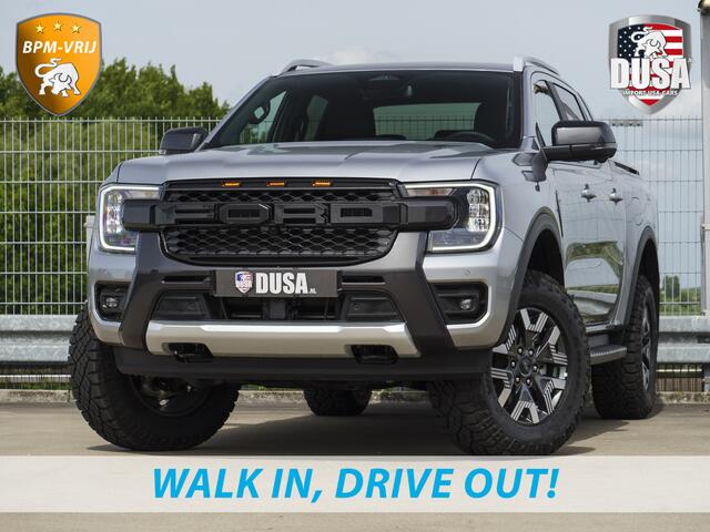 Ford RANGER 2.3L | Wildtrak | PHEV | Liftkit | Raptor Grille | Mud-Tec Rolcover | 3.500kg trekken | Iconic Silver Getoonde accessoires zijn verkrijgbaar tegen meerprijs