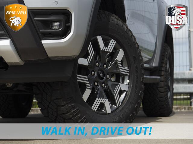 Ford RANGER 2.3L | Wildtrak | PHEV | Liftkit | Raptor Grille | Mud-Tec Rolcover | 3.500kg trekken | Iconic Silver Getoonde accessoires zijn verkrijgbaar tegen meerprijs