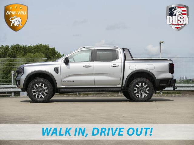 Ford RANGER 2.3L | Wildtrak | PHEV | Liftkit | Raptor Grille | Mud-Tec Rolcover | 3.500kg trekken | Iconic Silver Getoonde accessoires zijn verkrijgbaar tegen meerprijs