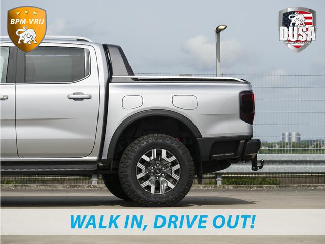 Ford RANGER 2.3L | Wildtrak | PHEV | Liftkit | Raptor Grille | Mud-Tec Rolcover | 3.500kg trekken | Iconic Silver Getoonde accessoires zijn verkrijgbaar tegen meerprijs