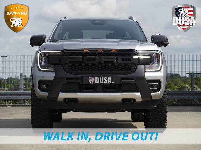 Ford RANGER 2.3L | Wildtrak | PHEV | Liftkit | Raptor Grille | Mud-Tec Rolcover | 3.500kg trekken | Iconic Silver Getoonde accessoires zijn verkrijgbaar tegen meerprijs