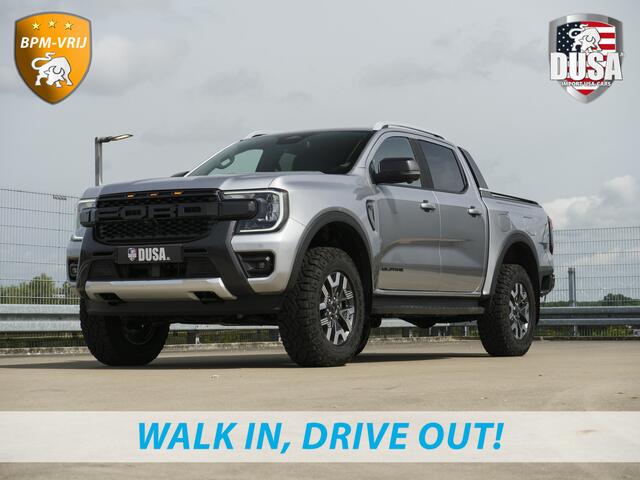 Ford RANGER 2.3L | Wildtrak | PHEV | Liftkit | Raptor Grille | Mud-Tec Rolcover | 3.500kg trekken | Iconic Silver Getoonde accessoires zijn verkrijgbaar tegen meerprijs