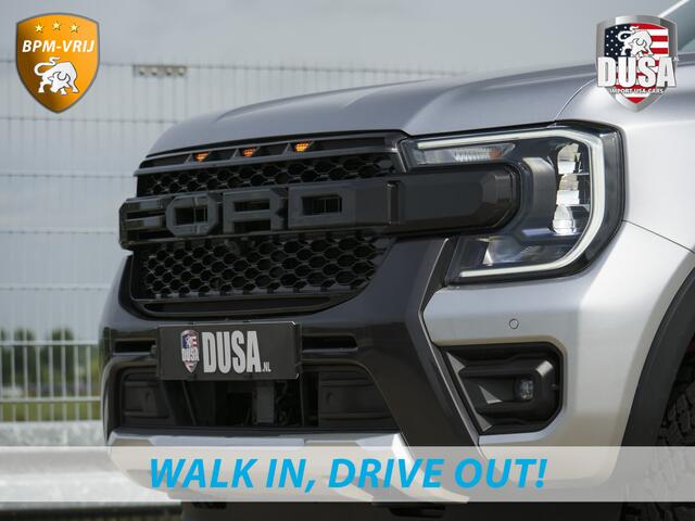 Ford RANGER 2.3L | Wildtrak | PHEV | Liftkit | Raptor Grille | Mud-Tec Rolcover | 3.500kg trekken | Iconic Silver Getoonde accessoires zijn verkrijgbaar tegen meerprijs