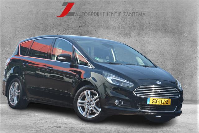 Ford S-MAX 2.0 Vignale Volle S MAX met oa leren bekleding camera cruise dode hoek sensor stoelverwarming camera afneembare trekhaak navigatie automatisch inparkeren Sony audio pdc elektr verstelbare stoelen memory