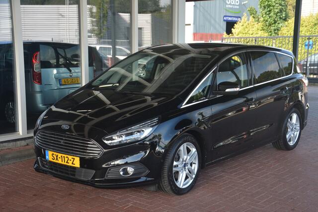 Ford S-MAX 2.0 Vignale Volle S MAX met oa leren bekleding camera cruise dode hoek sensor stoelverwarming camera afneembare trekhaak navigatie automatisch inparkeren Sony audio pdc elektr verstelbare stoelen memory