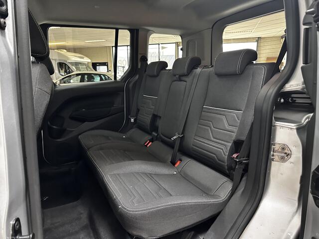 Ford TOURNEO CONNECT Compact 1.0 Titanium /Pano-Dak! /Zij-schuifdeur R+L! /Trekhaak! /DAB+! /Voorruitverw. /Navi /Climat /Cruise /Elek. pakket /Bluetooth /Regensensor /PDC /16"LMV /LED Dagrijverl. /Dakrails.