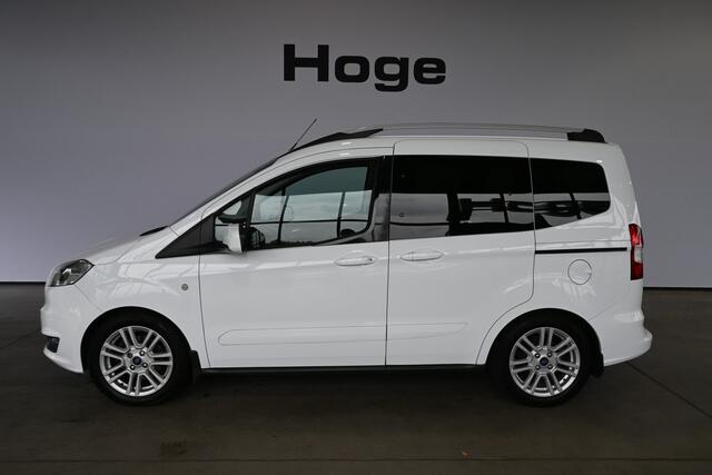 Ford TOURNEO COURIER 1.0 Titanium Clima Navigatie 2x Schuifdeur Stoelverwarming Cruise Control Rijklaarprijs! Inruil Mogelijk!