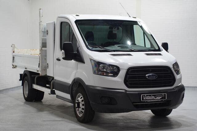 Ford TRANSIT 2.0 TDCI 130 pk L2 Kipper / Open Laadbak Airco, Trekhaak, Kist, LxBxH 280x210x35 cm, 3-Zits