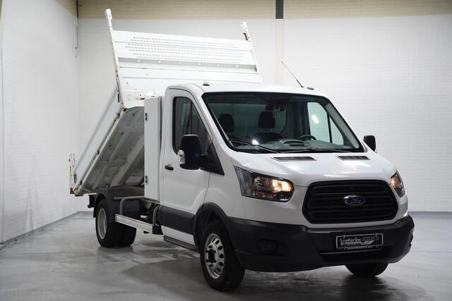 Ford TRANSIT 2.0 TDCI 130 pk L2 Kipper / Open Laadbak Airco, Trekhaak, Kist, LxBxH 280x210x35 cm, 3-Zits
