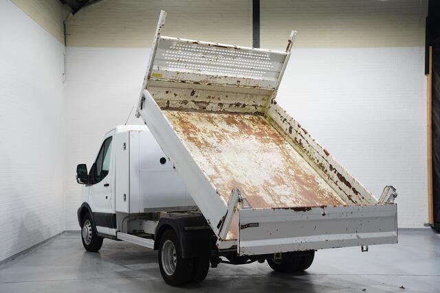 Ford TRANSIT 2.0 TDCI 130 pk L2 Kipper / Open Laadbak Airco, Trekhaak, Kist, LxBxH 280x210x35 cm, 3-Zits