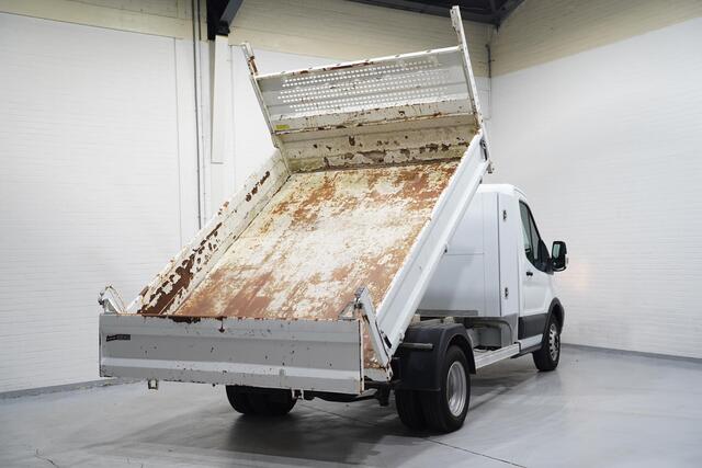Ford TRANSIT 2.0 TDCI 130 pk L2 Kipper / Open Laadbak Airco, Trekhaak, Kist, LxBxH 280x210x35 cm, 3-Zits