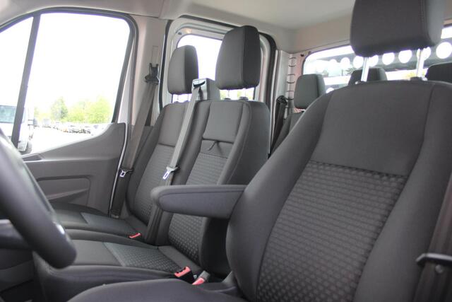 Ford TRANSIT 350 2.0 TDCI 130PK L3H1 DC TREND | KIPPER 3 ZIJDIG KANTELBAAR | KIEPWAGEN | OPEN LAADBAK | DUBBELE CABINE | TREKHAAK | DAB+ RADIO | CRUISE CONTROL | CLIMATE CONTROL | VERWARMBARE VOORRUIT | BLUETOOTH AUDIO | 7-PERSOONS | NIEUWE BUS! | 2800KG TREKGEWICHT! 