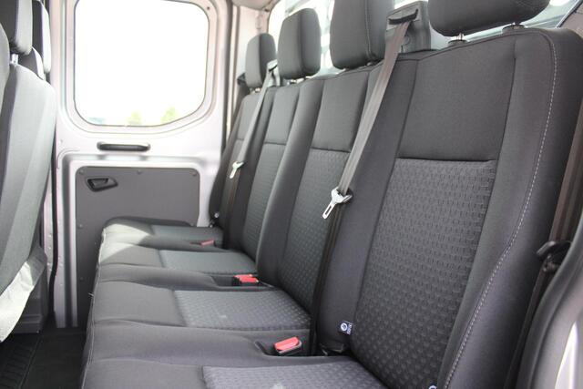 Ford TRANSIT 350 2.0 TDCI 130PK L3H1 DC TREND | KIPPER 3 ZIJDIG KANTELBAAR | KIEPWAGEN | OPEN LAADBAK | DUBBELE CABINE | TREKHAAK | DAB+ RADIO | CRUISE CONTROL | CLIMATE CONTROL | VERWARMBARE VOORRUIT | BLUETOOTH AUDIO | 7-PERSOONS | NIEUWE BUS! | 2800KG TREKGEWICHT! 