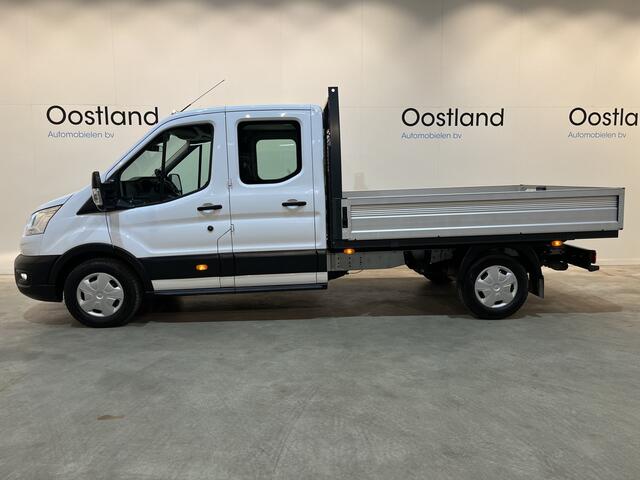 Ford TRANSIT 2.0 TDCI L3H1 130 PK DC Dubbel Cabine Trend Open Laadbak / Euro 6 / Airco / Cruise Control / Trekhaak / CarPlay / 23.600 KM !!