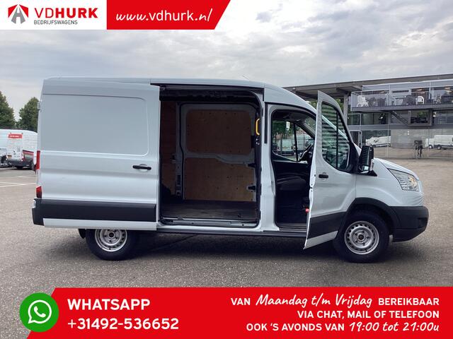 Ford TRANSIT 350 2.0 TDCI 130 pk Aut. L2H2 Trend 2x Schuifdeur/ Standkachel/ Stoelverw./ Camera/ PDC/ Cruise/ Airco/ Trekhaak