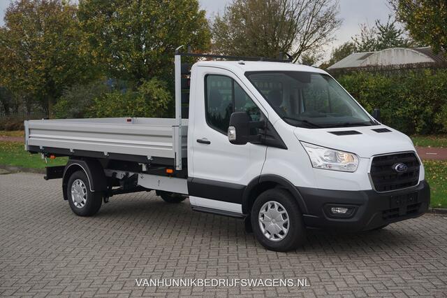 Ford TRANSIT 350L 3 Zijdige kipper 155PK Trend Airco, Cruise, Bluetooth, Omvormer!! NR. K01*