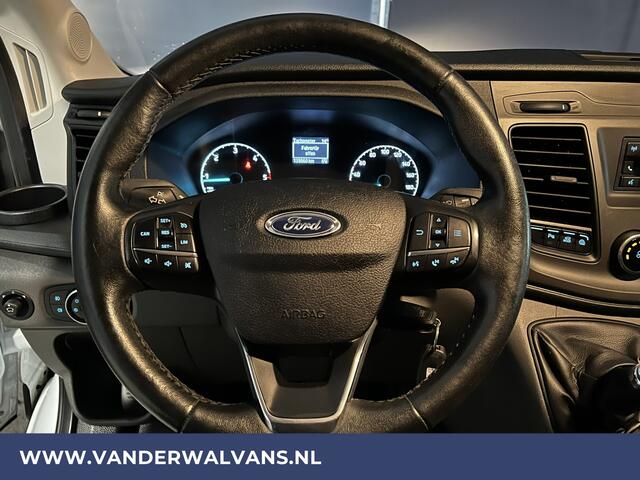 Ford TRANSIT 2.0 TDCI 131pk L2H2 Euro6 Airco | Trekhaak | Imperiaal | Cruisecontrol LED, Trap, Parkeersensoren, Bijrijdersbank
