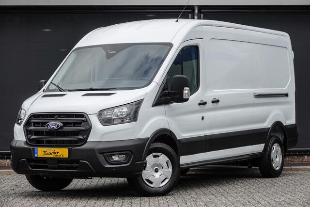 Ford TRANSIT L3H2 2.0Tdci 130Pk | 350 | Trend | Virtual Cockpit | Achteruitrijcamera | 2x Schuifdeur | Frozen White