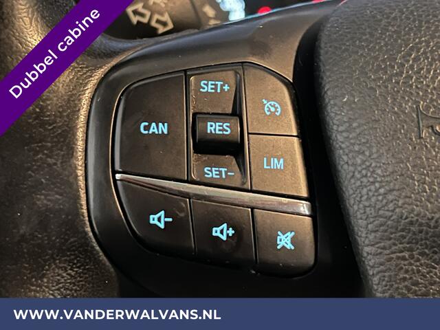 Ford TRANSIT 2.0 TDCI 130pk L3H2 Dubbele cabine Euro6 Airco | 6 Zits | Trekhaak | LED Cruisecontrol, parkeersensoren, verwarmde voorruit