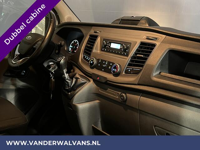 Ford TRANSIT 2.0 TDCI 130pk L3H2 Dubbele cabine Euro6 Airco | 6 Zits | Trekhaak | LED Cruisecontrol, parkeersensoren, verwarmde voorruit
