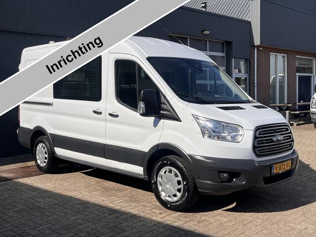 Ford TRANSIT 350 2.2 TDCI L2H2 Werkplaats inrichting Kast Inrichting Servicewagen Trekhaak 2800kg Trekgewicht Standkachel Airco Cruise controle Sortimo 1e eigenaar Dealer onderhouden Euro 6 Bpm vrij