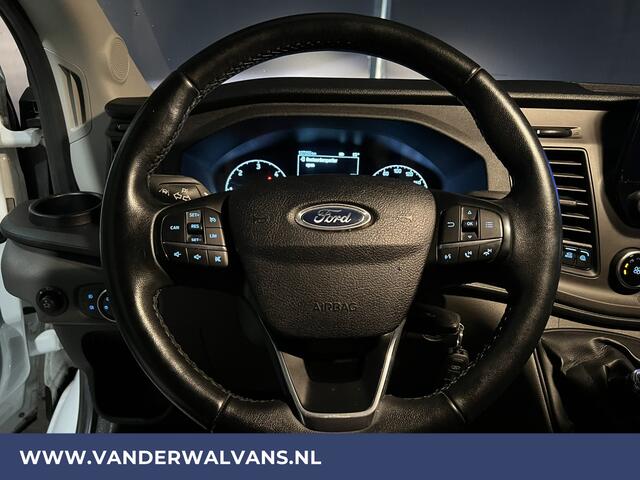 Ford TRANSIT 2.0 TDCI 131pk L3H2 Euro6 Airco | Camera | Navigatie | Apple Carplay Cruisecontrol, LED, Parkeersensoren, Stoelverwarming, Verwarmde voorruit, Bijrijdersbank